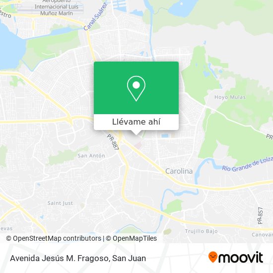 Mapa de Avenida Jesús M. Fragoso