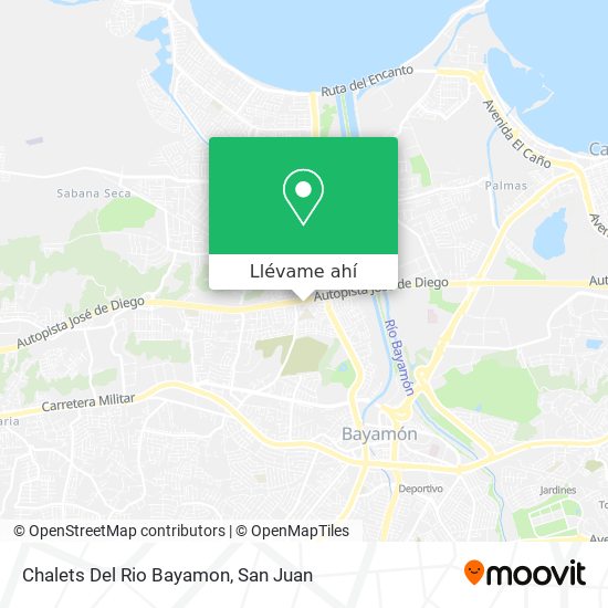 Mapa de Chalets Del Rio Bayamon