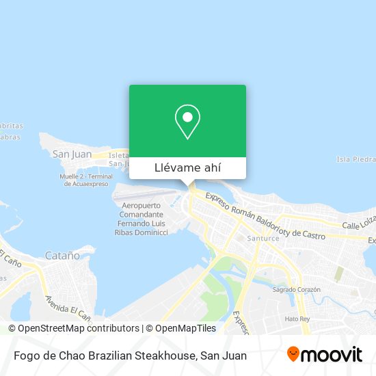 Mapa de Fogo de Chao Brazilian Steakhouse