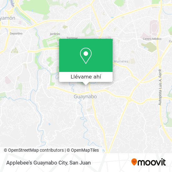 Mapa de Applebee's Guaynabo City