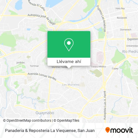 Mapa de Panaderia & Reposteria La Viequense