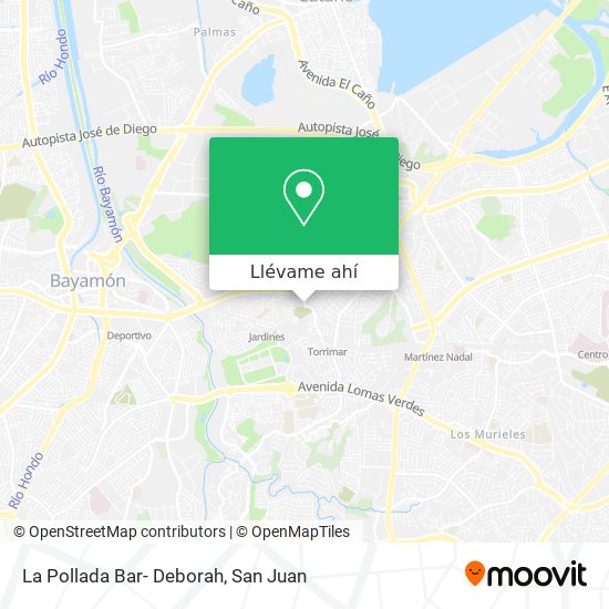 Mapa de La Pollada Bar- Deborah