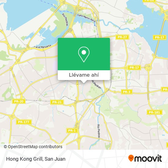 Mapa de Hong Kong Grill
