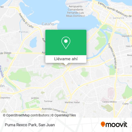 Mapa de Puma Rexco Park