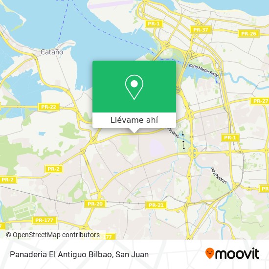 Mapa de Panaderia El Antiguo Bilbao