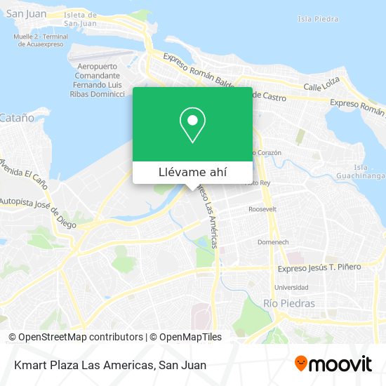 Mapa de Kmart Plaza Las Americas