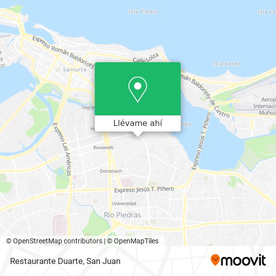 Mapa de Restaurante Duarte