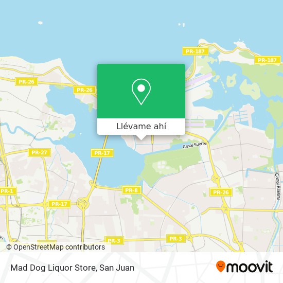 Mapa de Mad Dog Liquor Store