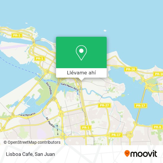 Mapa de Lisboa Cafe