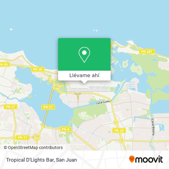 Mapa de Tropical D'Lights Bar