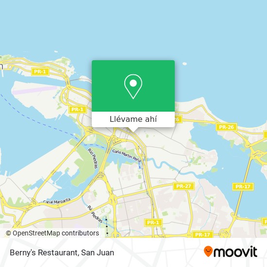 Mapa de Berny's Restaurant