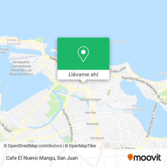 Mapa de Cafe El Nuevo Mangu