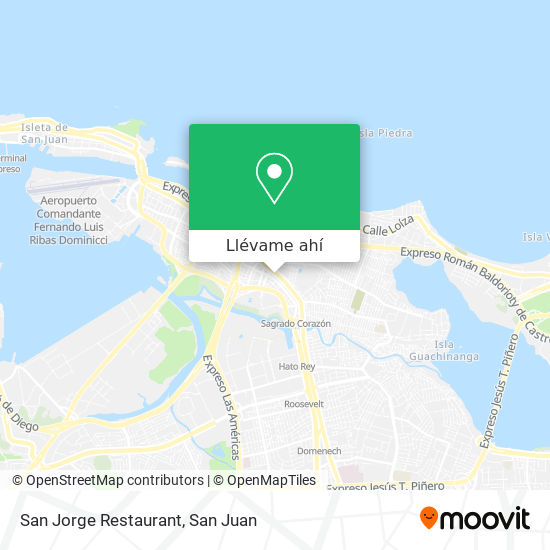 Mapa de San Jorge Restaurant