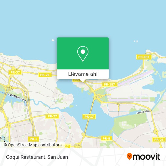 Mapa de Coqui Restaurant