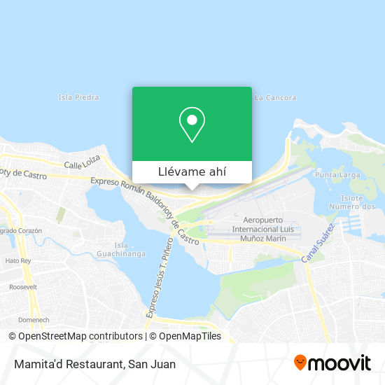 Mapa de Mamita'd Restaurant