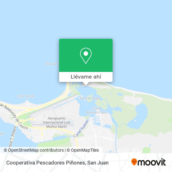 Mapa de Cooperativa Pescadores Piñones
