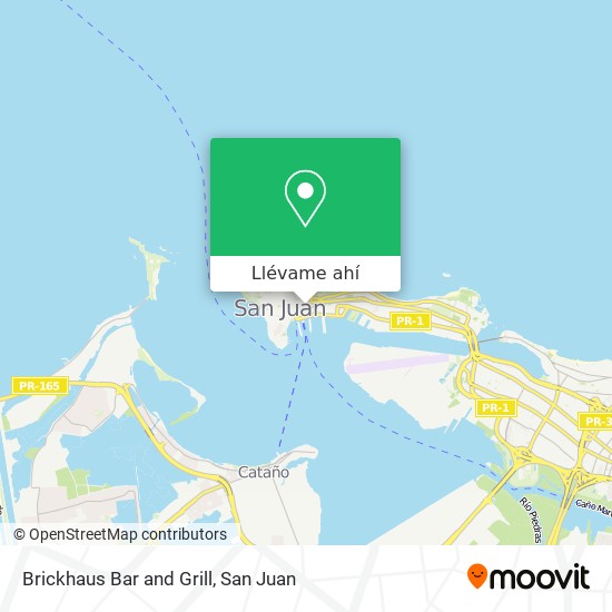 Mapa de Brickhaus Bar and Grill