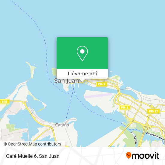 Mapa de Café Muelle 6