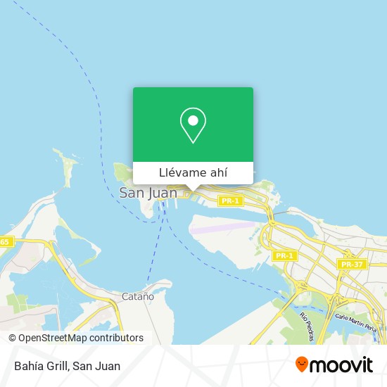 Mapa de Bahía Grill