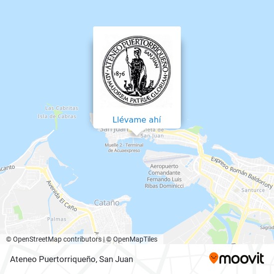 Mapa de Ateneo Puertorriqueño