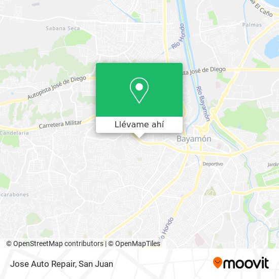 Mapa de Jose Auto Repair