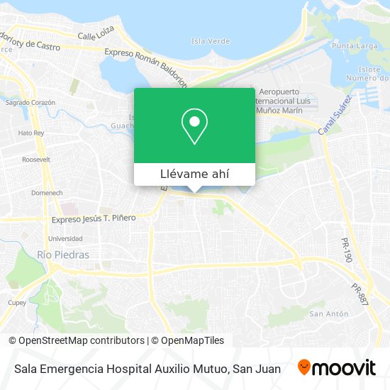 Mapa de Sala Emergencia Hospital Auxilio Mutuo