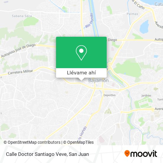 Mapa de Calle Doctor Santiago Veve