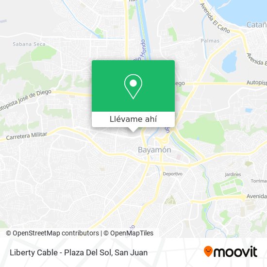 Mapa de Liberty Cable - Plaza Del Sol