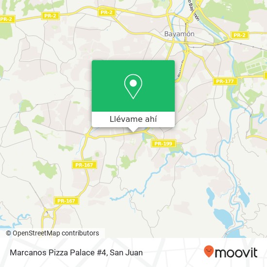 Mapa de Marcanos Pizza Palace #4
