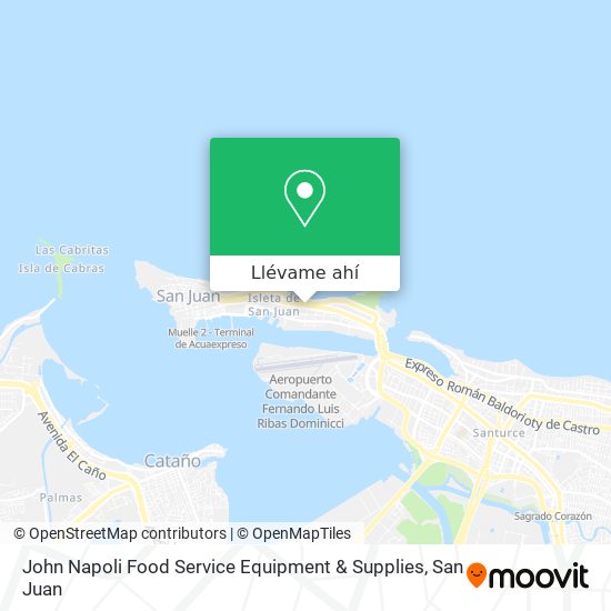 Mapa de John Napoli Food Service Equipment & Supplies