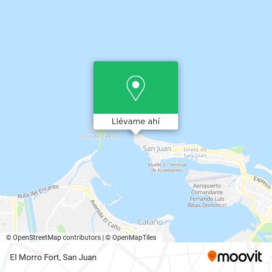Mapa de El Morro Fort