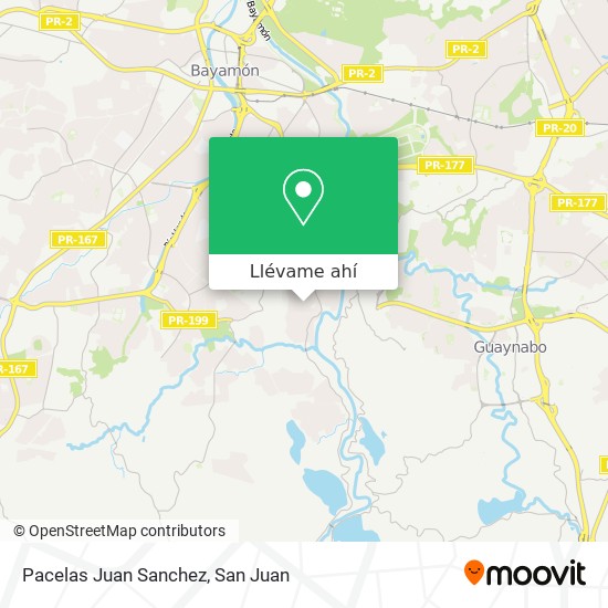 Mapa de Pacelas Juan Sanchez
