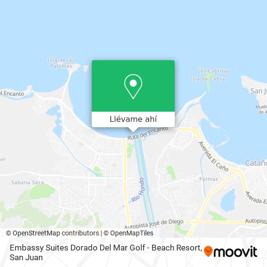 Mapa de Embassy Suites Dorado Del Mar Golf - Beach Resort