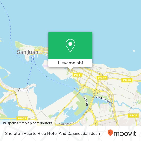 Mapa de Sheraton Puerto Rico Hotel And Casino