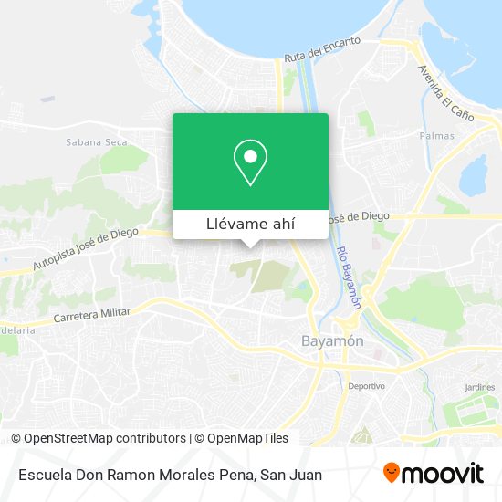Mapa de Escuela Don Ramon Morales Pena