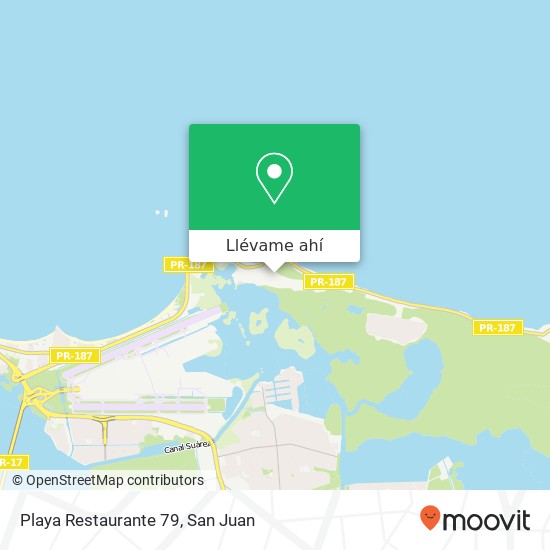 Mapa de Playa Restaurante 79