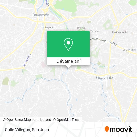 Mapa de Calle Villegas