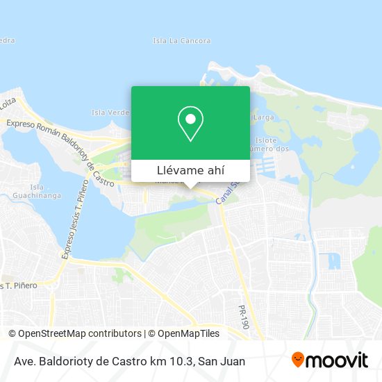 Mapa de Ave. Baldorioty de Castro km 10.3