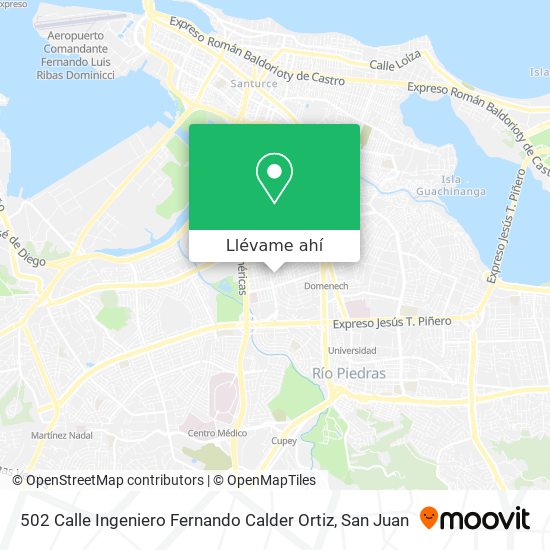 Mapa de 502 Calle Ingeniero Fernando Calder Ortiz