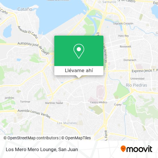 Mapa de Los Mero Mero Lounge