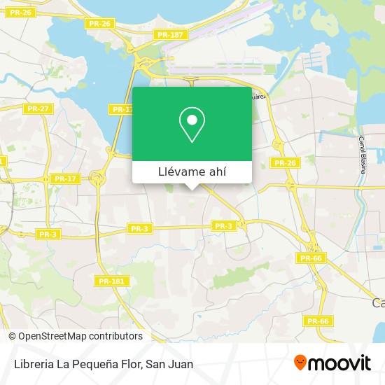 Mapa de Libreria La Pequeña Flor