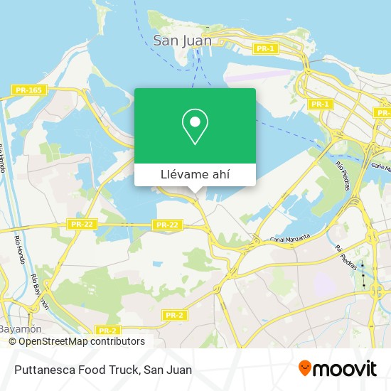 Mapa de Puttanesca Food Truck