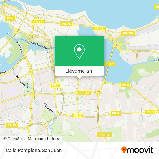 Mapa de Calle Pamplona