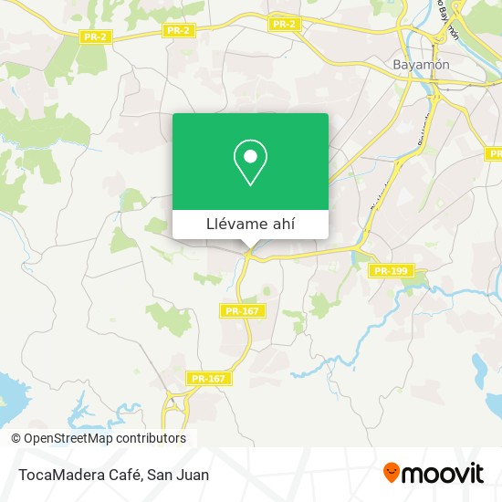 Mapa de TocaMadera Café