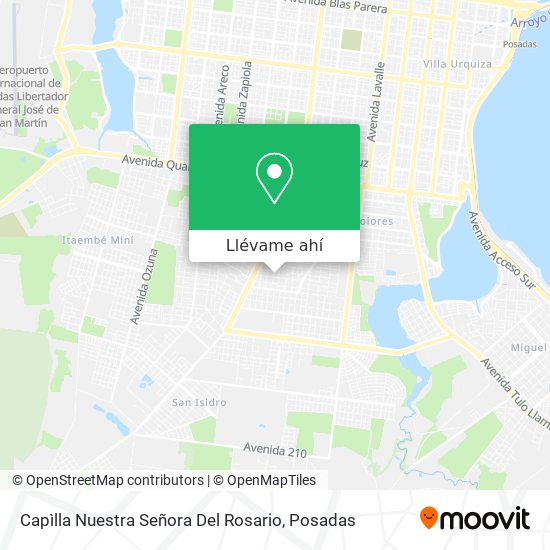 Mapa de Capìlla Nuestra Señora Del Rosario
