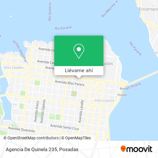 Mapa de Agencia De Quinela 235