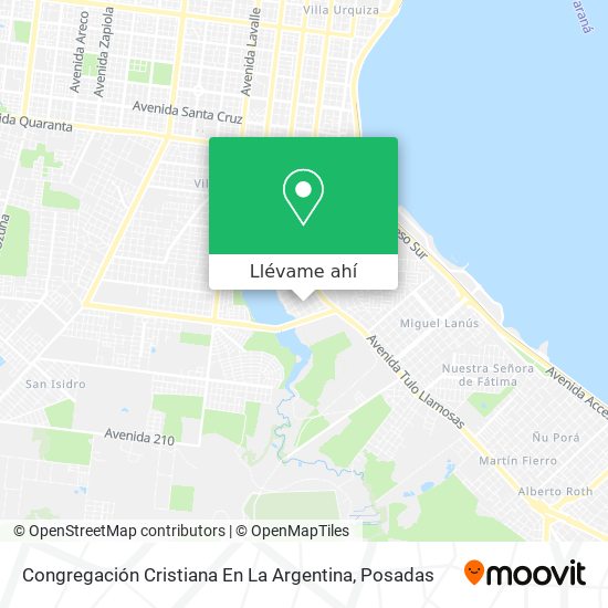 Mapa de Congregación Cristiana En La Argentina