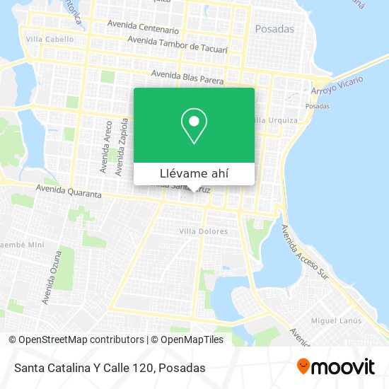 Mapa de Santa Catalina Y Calle 120