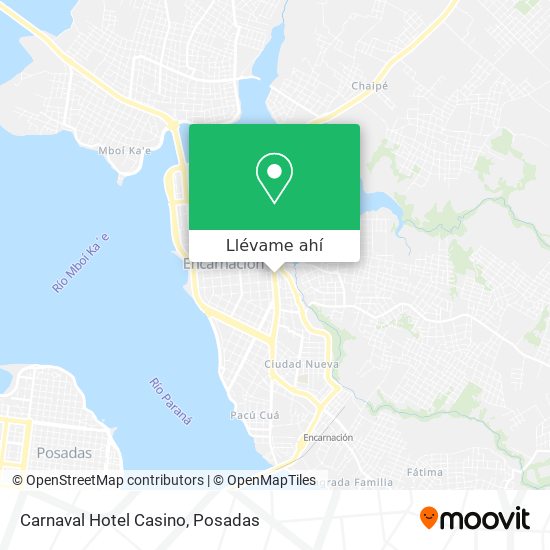 Mapa de Carnaval Hotel Casino
