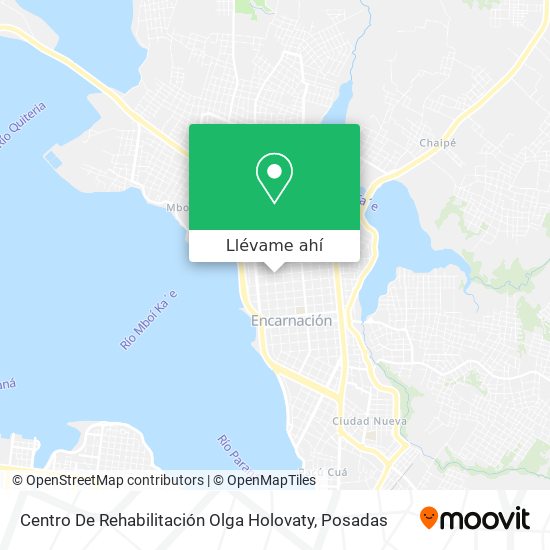 Mapa de Centro De Rehabilitación Olga Holovaty